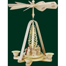 Nativity and Tree Christmas Pyramid - TEMPORARILY OUT OF STOCK