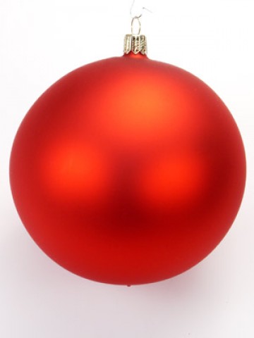 Glass Ornament Four Red Christmas Ball TEMPORARILY OUT OF STOCK