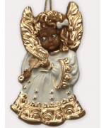 Wax Ornament  Hand Painted 'Angel' 