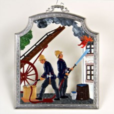 Firefighter - Feuerwehrmann Window Wall Hanging Wilhelm Schweizer 