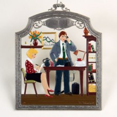 The Secretary and the Boss Window Wall Hanging Wilhelm Schweizer 