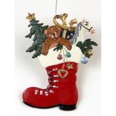 Nicolausstiefel Christmas Pewter Wilhelm Schweizer - TEMPORARILY OUT OF STOCK