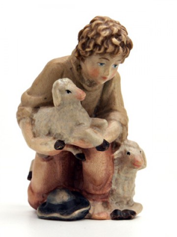 TEMPORARILY OUT OF STOCK Boy with Four Small Sheep