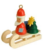 Christian Ulbricht German Ornament Santa Claus on Sleigh
