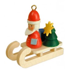 Christian Ulbricht German Ornament Santa Claus on Sleigh