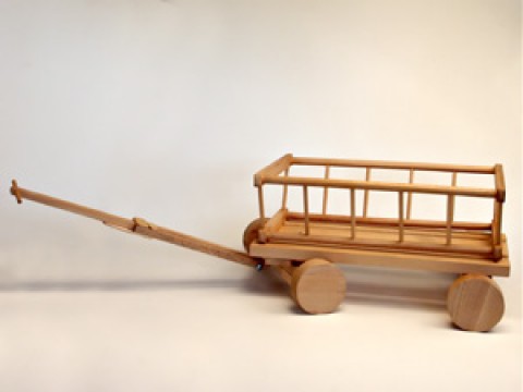 TEMPORARILY OUT OF STOCK - Handmade Pull Cart for Rocker Rider