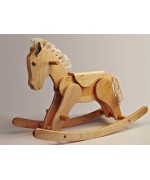 TEMPORARILY OUT OF STOCK - Large Handmade German Rocking Horse Erle