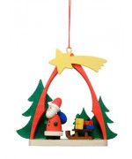 Christian Ulbricht German Ornament Santa and Shooting Star - TEMPORARILY OUT OF STOCK