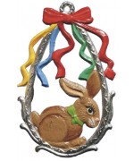 Wilhelm Schweizer Easter Oster Pewter Bunny for Easter