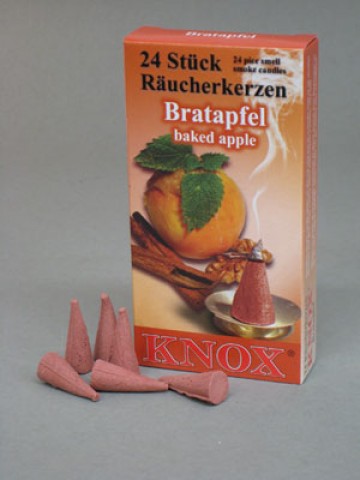 German 'BAKED APPLE'  Incense Cones Raeucherkerzen 