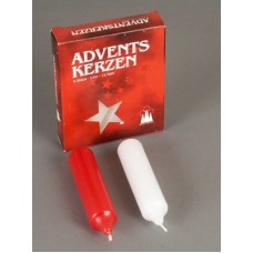 4 Pack Candles for Advent Wreath Adventkranz Kerzen