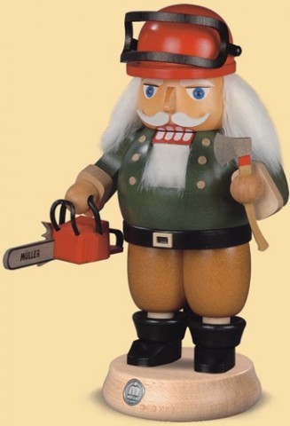 Mueller Nutcracker Ezgerbirge Forest Worker with Power Saw