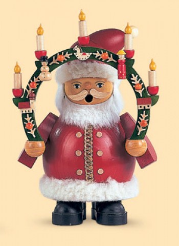 Mueller Smokerman Erzgebirge Santa with Candles - TEMPORARILY OUT OF STOCK