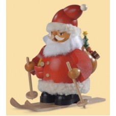 Mueller Smokerman Erzgebirge 'Skiing Santa Claus' 