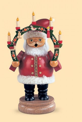 Mueller Smokerman Erzgebirge Santa with Candles - TEMPORARILY OUT OF STOCK