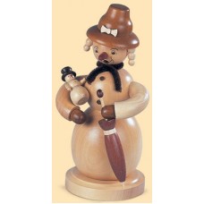 Mueller Smokerman Erzgebirge 'Mama Snowman' Natural Finish