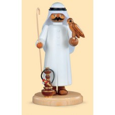 Mueller Smokerman Erzgebirge 'Arab with falcon and shisha' 