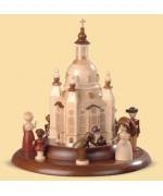 TEMPORARILY OUT OF STOCK - Historic figurines shown with Frauenkirche church