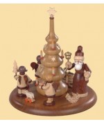 TEMPORARILY OUT OF STOCK - Music boxes - Santa and gift-bringing angels