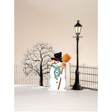 Snowman in the Park Christmas Pewter Wilhelm Schweizer - TEMPORARILY OUT OF STOCK