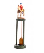 Wolfgang Werner Toy Wiggling Rider with Rack Red - TEMPORARILY OUT OF STOCK