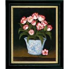Blue & White Vase of Tulips' - TEMPORARILY OUT OF STOCK
