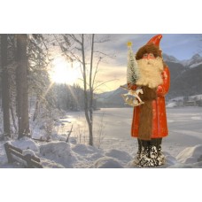 TEMPORARILY OUT OF STOCK  Ino Schaller Paper Machee Santa 'Large-red' 