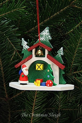 Christian Ulbricht German Ornament Chapel with Santa - TEMPORARILY OUT OF STOCK