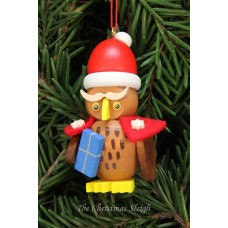 Christian Ulbricht German Ornament Owl Santa - TEMPORARILY OUT OF STOCK