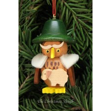 Christian Ulbricht German Ornament Shepherd Owl - TEMPORARILY OUT OF STOCK