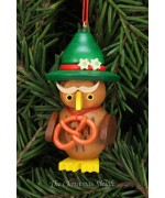 Christian Ulbricht German Ornament Bavarian Owl - TEMPORARILY OUT OF STOCK