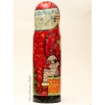 Santa with Gifts  Bottle Holder G. DeBrekht - TEMPORARILY OUT OF STOCK