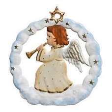 Angel in Clouds Christmas PewterWilhelm Schweizer