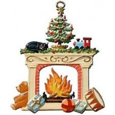 Fireplace Christmas Pewter Wilhelm Schweizer