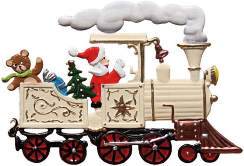 Locomotive Christmas Pewter Wilhelm Schweizer