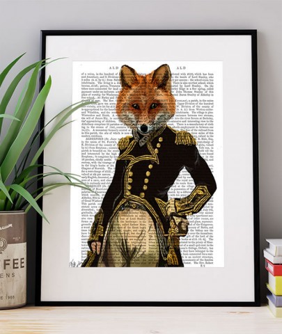 Admiral Fox FabFunky Book Print - TEMPORARILY OUT OF STOCK