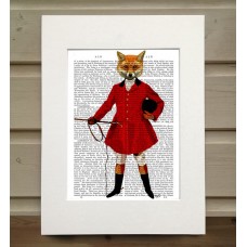 Fox Hunter FabFunky Book Print