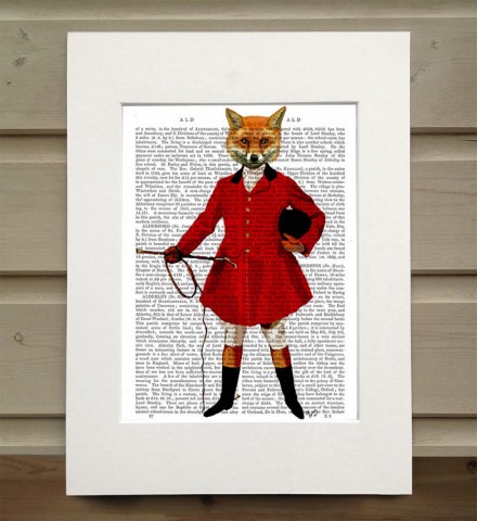 Fox Hunter FabFunky Book Print