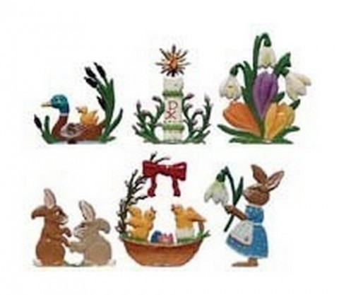 Easter Miniatures 6 Piece Set Wilhelm Schweizer
