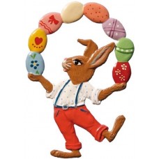 Wilhelm Schweizer Easter  Oster Pewter Bunny Juggling 