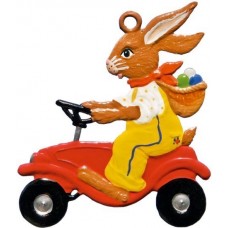 Wilhelm Schweizer Easter Oster Pewter Bunny Riding - TEMPORARILY OUT OF STOCK