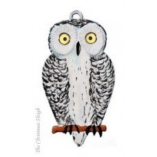 Snowy Owl Hanging Ornament Wilhelm Schweizer