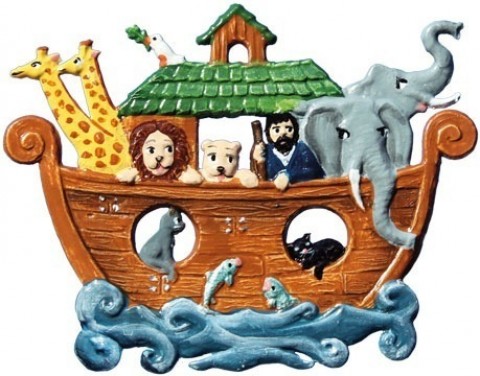 Noah's Ark Hanging Ornament Wilhelm Schweizer 