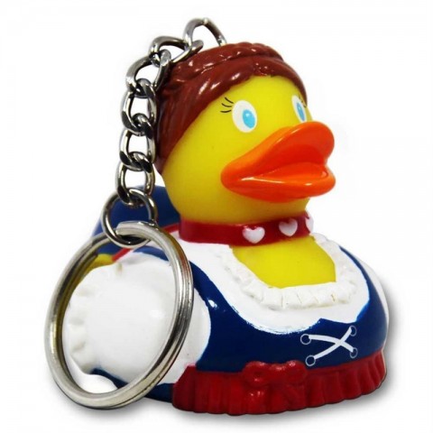 Bavarian Rubber Duck Key Chain LILALU - TEMPORARILY OUT OF STOCK
