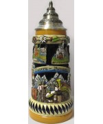 Bayern Bavaria OKTOBERFEST 0.75 L Beer Stein