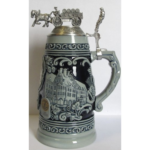 Hofbrauhaus Salt Glaze 1 L Beer Stein