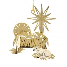 Beacon Design Timeless Manger Ornament