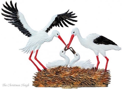 Stork's Nest Special Standing Pewter Wilhelm Schweizer