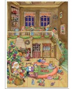 Old German Paper Advent Calendar - TEMPORARILY OUT OF STOCK