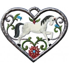 Horse in Heart  Hanging Ornament  Wilhelm Schweizer